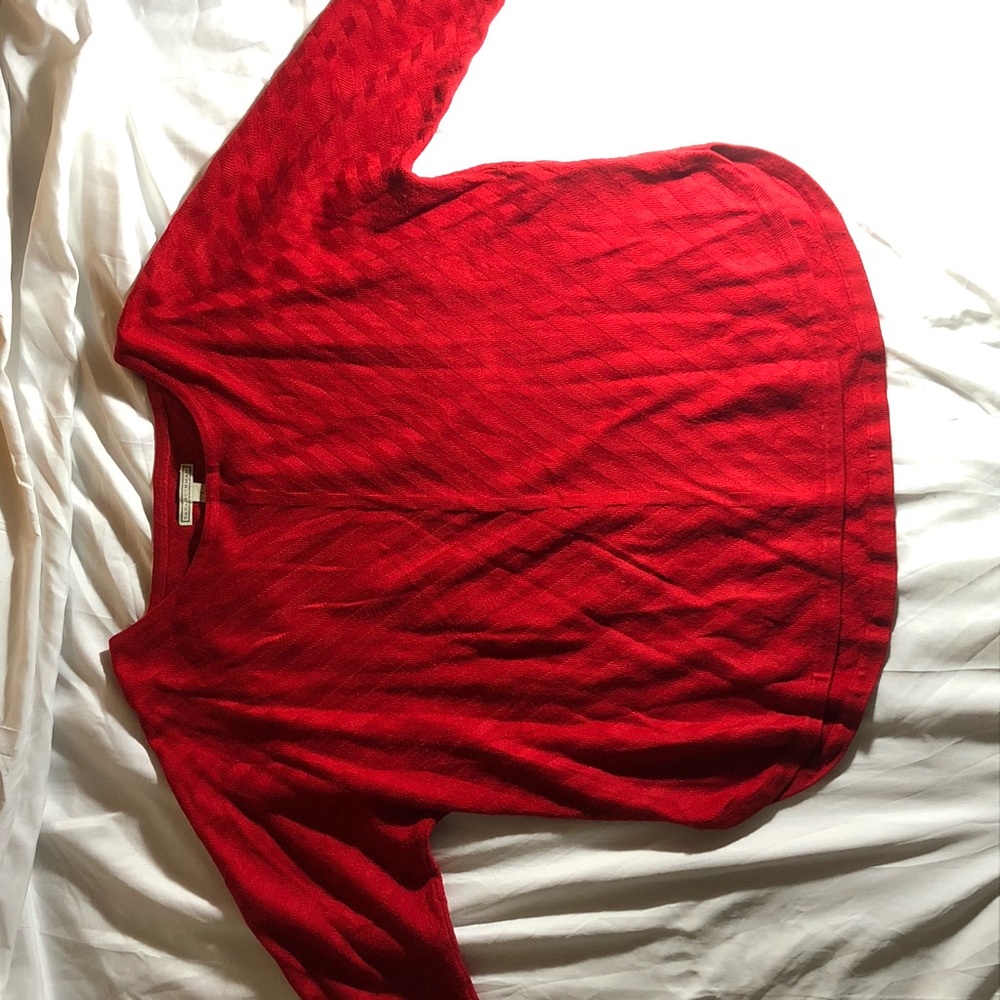 Red sweater
